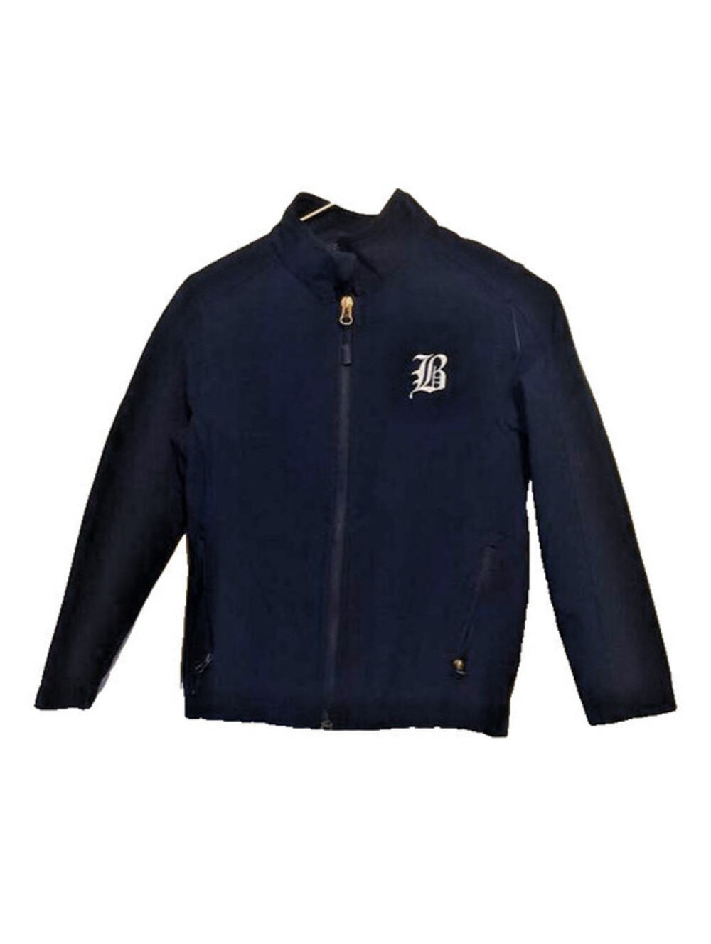 Port Authority Youth Jacket Small Navy Blue Unisex w/"B" Monogram (LNWOT)